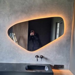 Dekor Mat Anna Parol - Lustro o dowolnym kształcie z podświetleniem LED