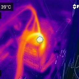 Termowizja niedokręcony styk 