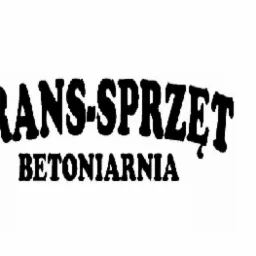 Logo firmy Trans-Sprzęt Betoniarnia na białym tle.