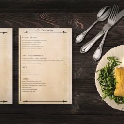 menu dla restauracji
