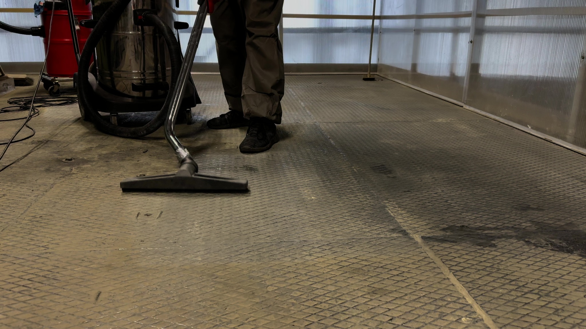 Usuwanie ciężkiego pyłu technologicznego