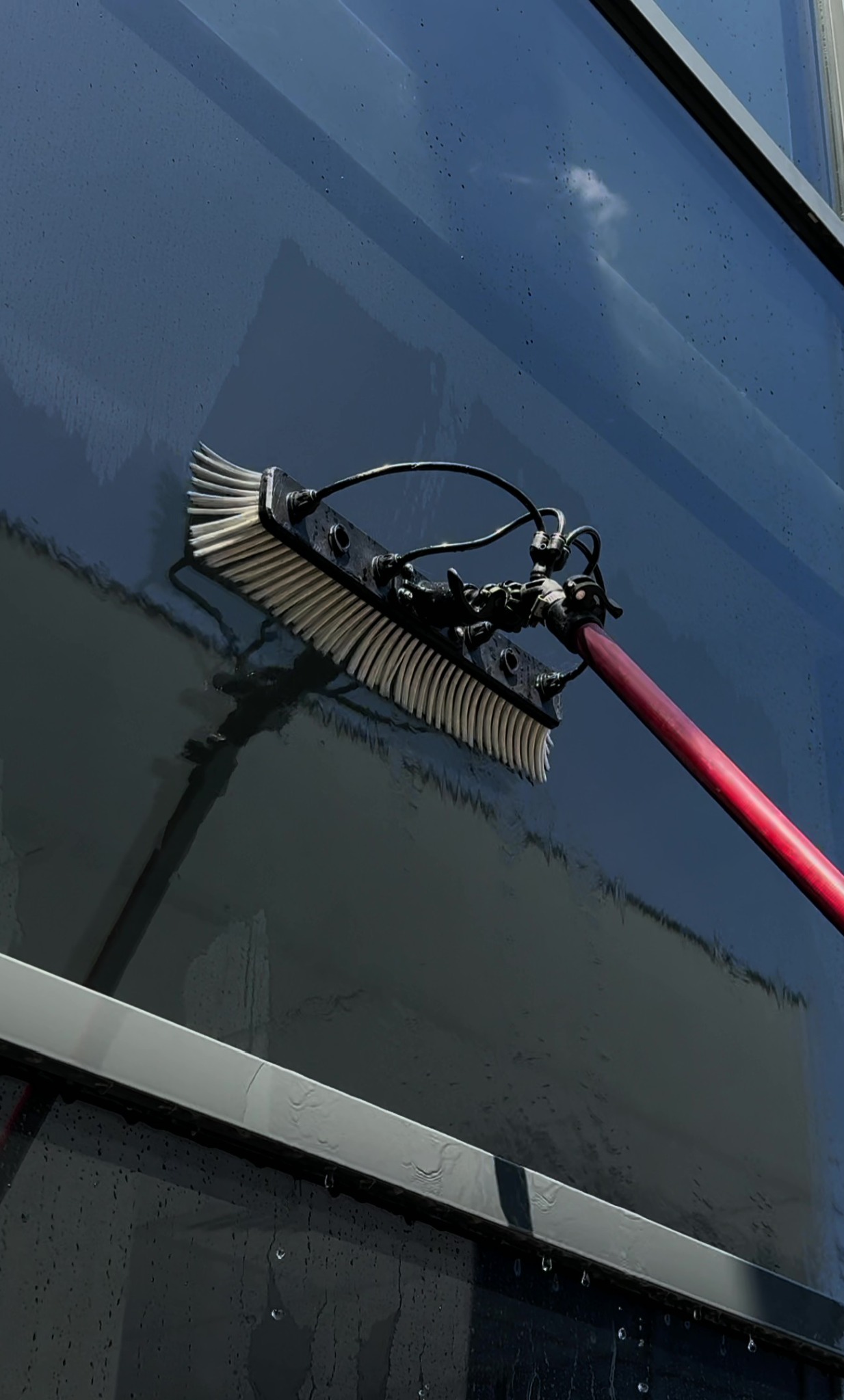 Mycie okien na wysokości