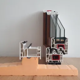 Posadowienie okna na ciepłym parapecie dwustronnym