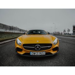 Mercedes GTS - sesja dla wypożyczalni samochodów sportowych.