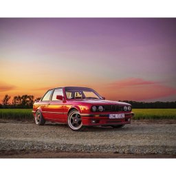 Kamila Sambor - Sesja indywidualna BMW E30 coupe.