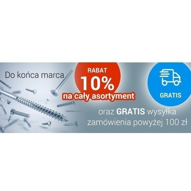 Rabat -10% obowiązuje do końca marca