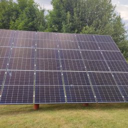 Instalacja fotowoltaiczna , konstrukcja wsporcza na gruncie