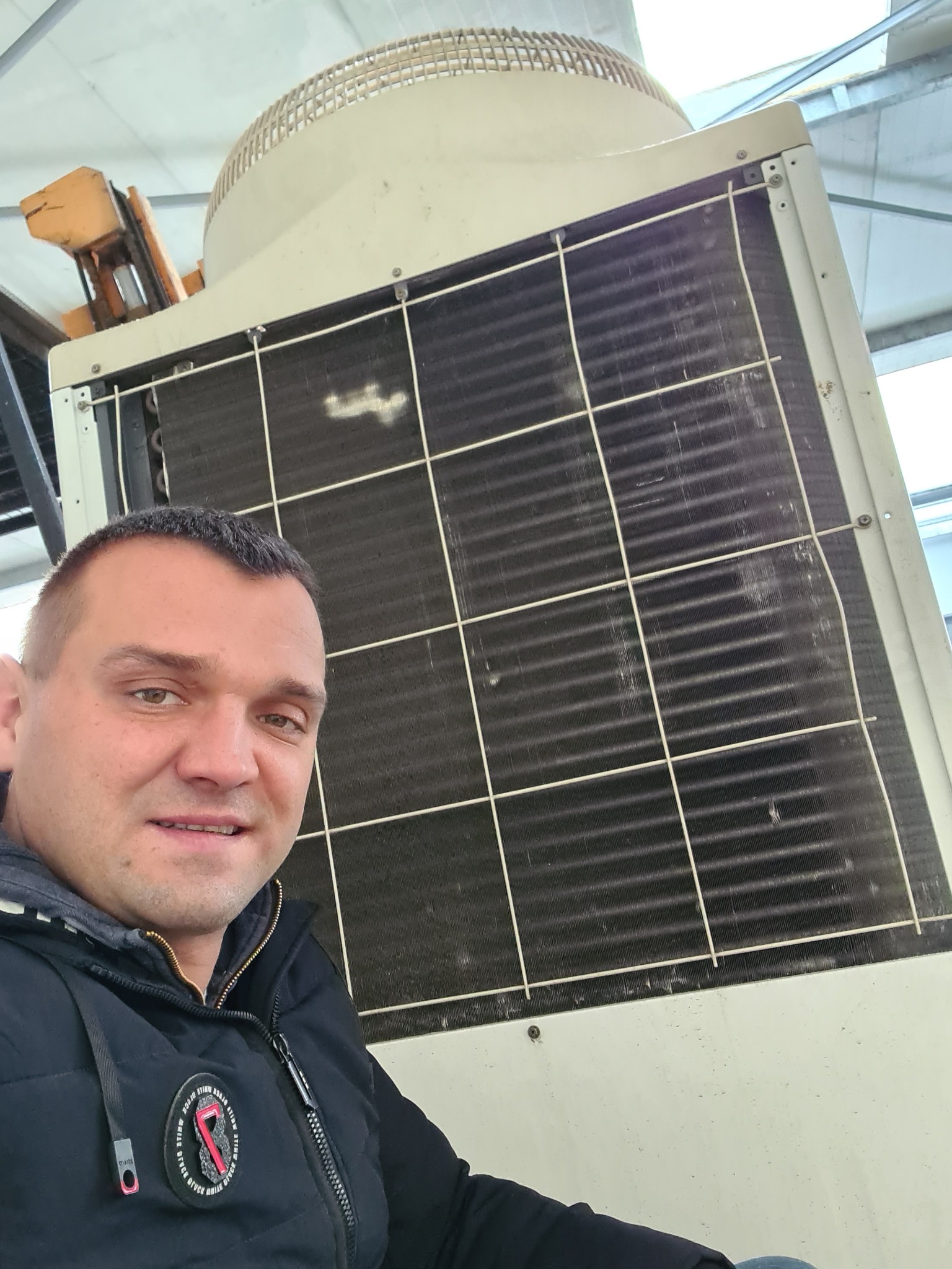 Montaż używanej pompy ciepła 35KW na zlecenie klienta