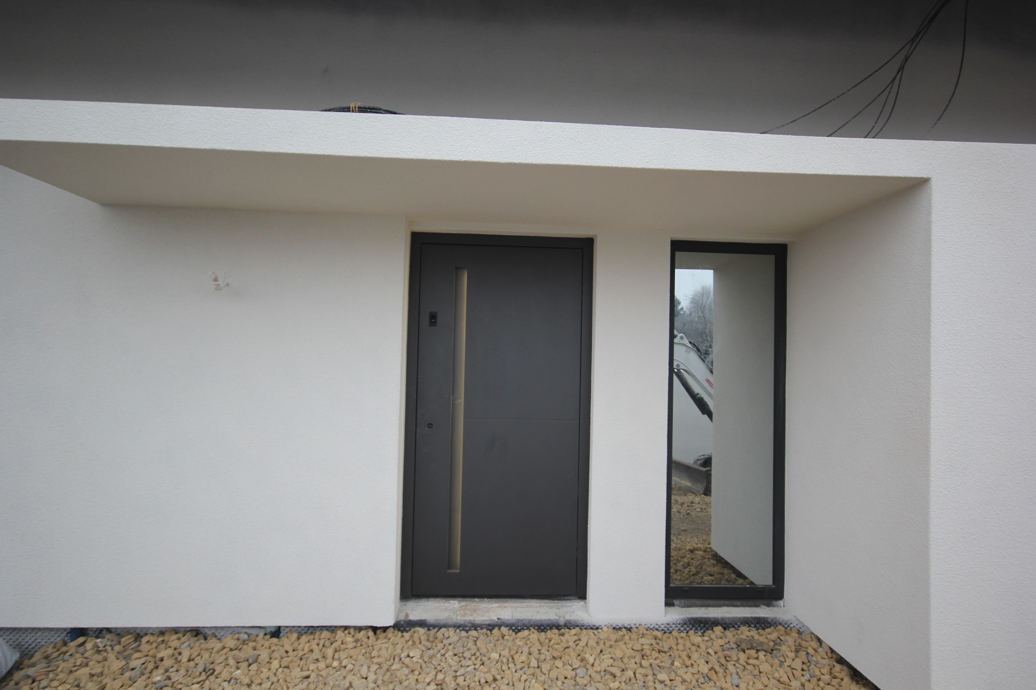 Drzwi zewnętrzne Parmax aluminiowo drewniane