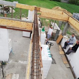 Strop w czasie realizacji 