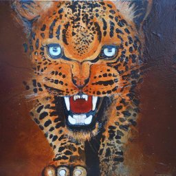 Tygrys 
Cena:2500zł
Format:100/100cm
Malowanie na zamówienie.