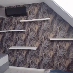 Polki podwójna płyta Niewidoczne mocowanie Od spodu LED