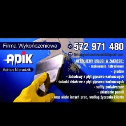 Firma wykończeniowa ADIK Adrian Nieradzik - Malowanie Mieszkań Orzesze
