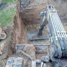 Wykop pod fundamenty Kraków 2