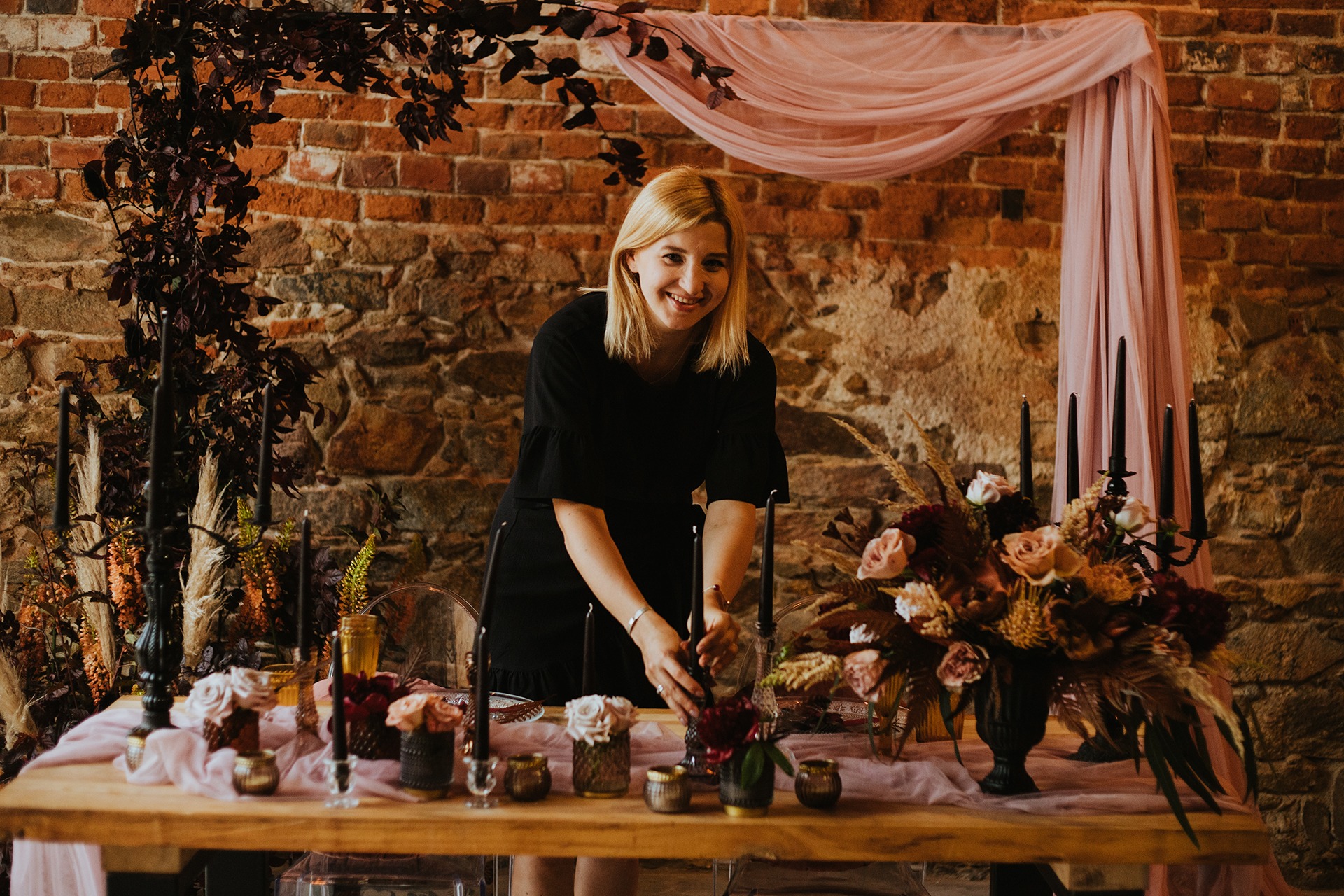 Sesja stylizowana 'mroczny zamek'