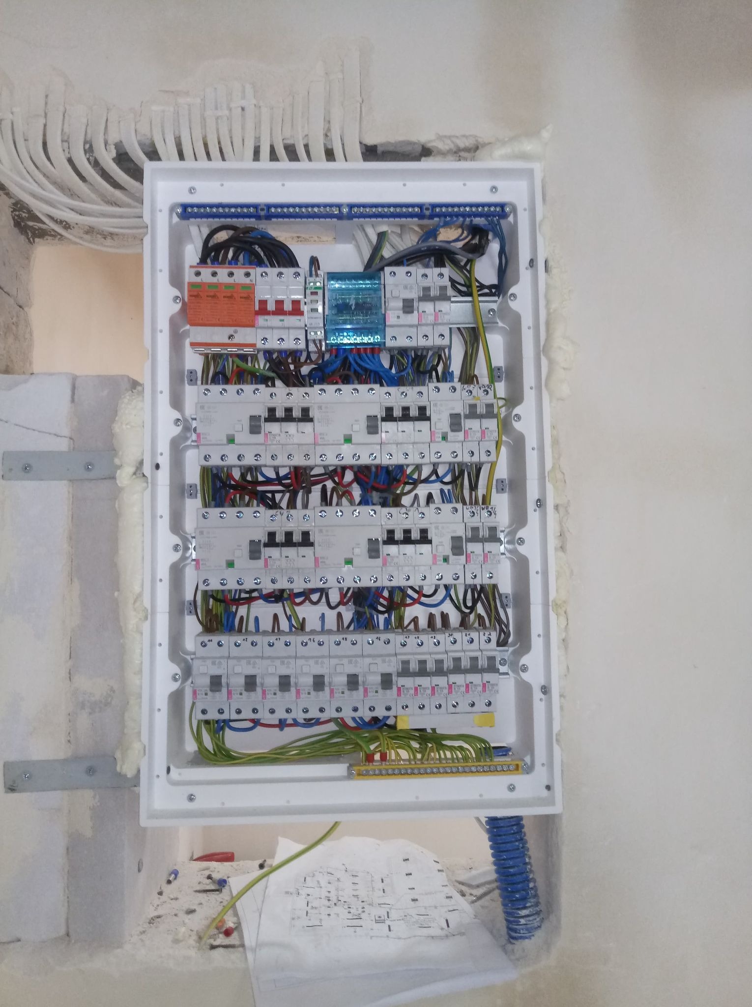 wykonana przeze mnie rozdzielnia