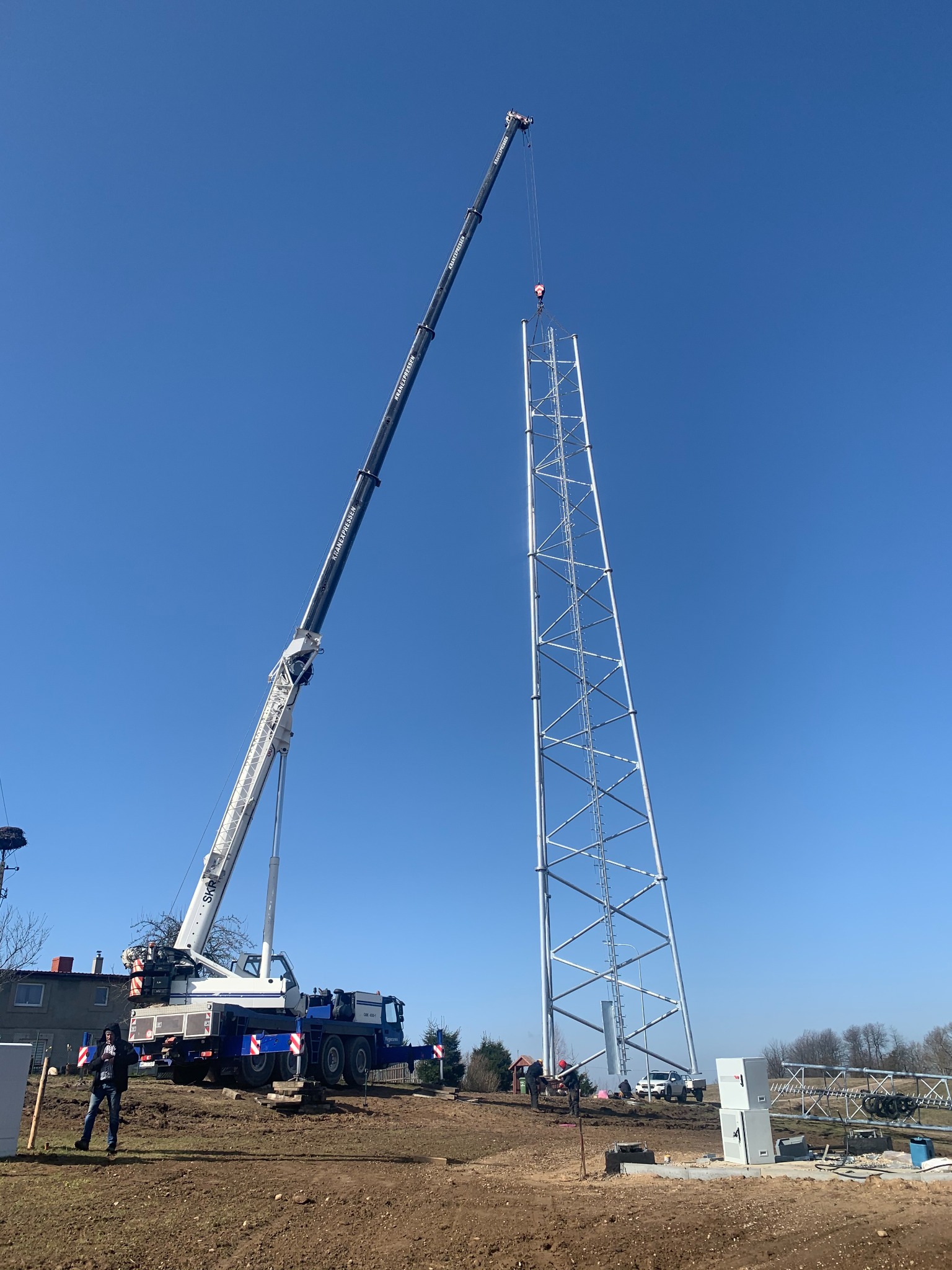 Montaż anteny 31.03.2021r.