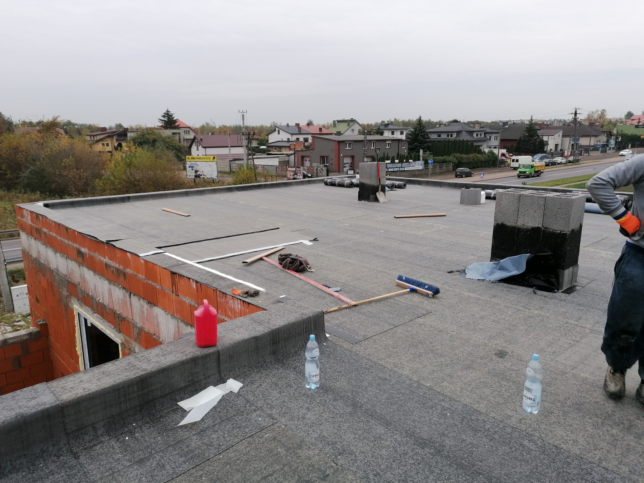 Papa termozgrzewalna. Blachodachowka. Oraz podbitka