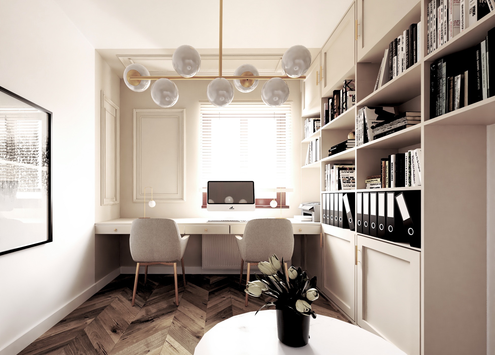 Projekt domowego biura