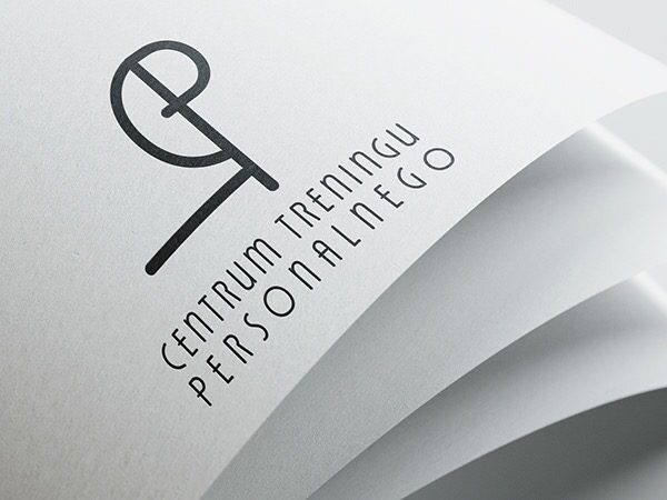 Wizualizacja logotypu „Centrum Treningu Personalnego”