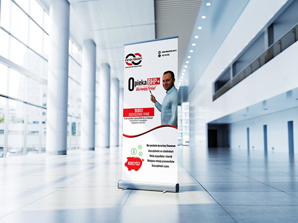 Wizualizacja roll-up „INNOVATION”