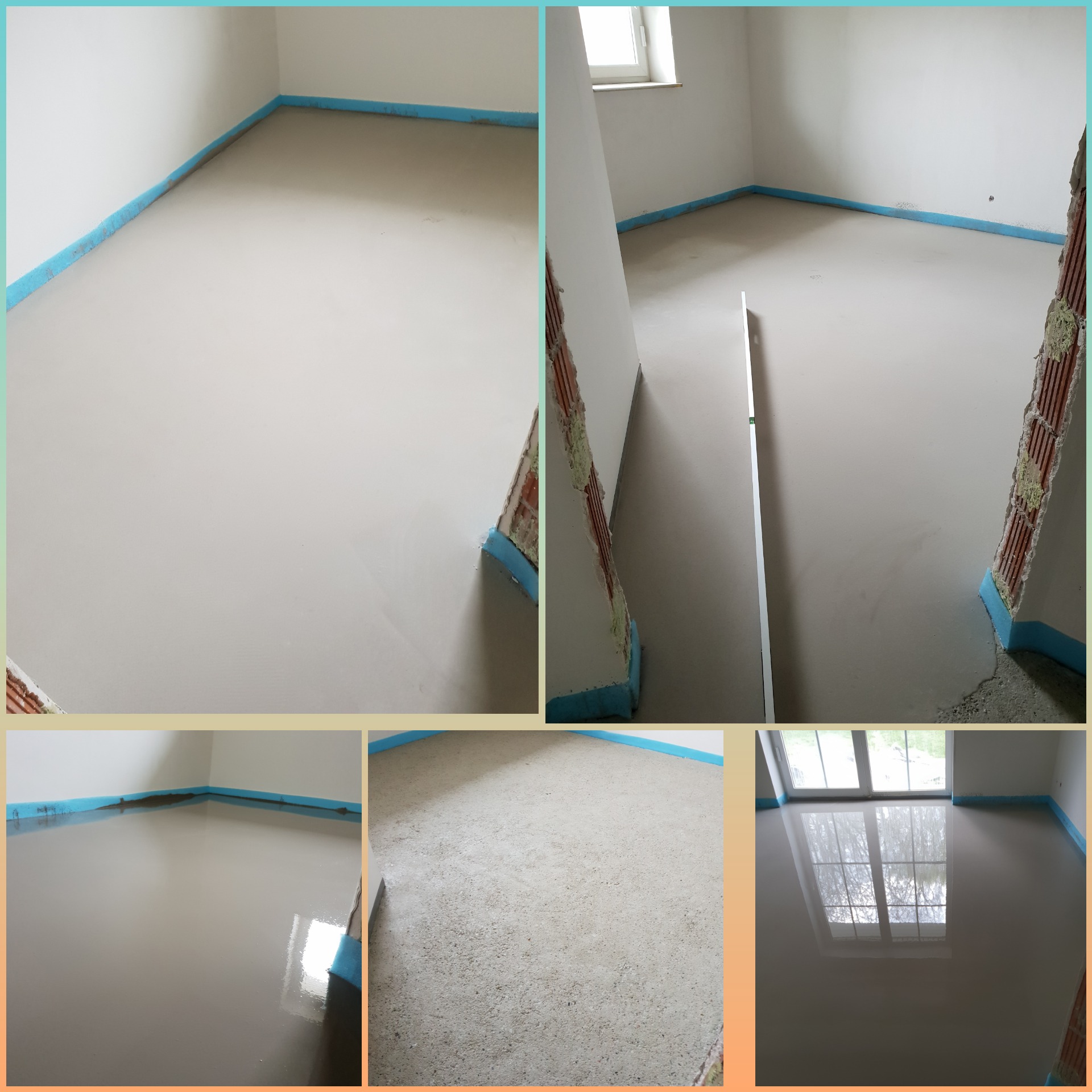 Wylewka samopoziomująca miękka pod panele.