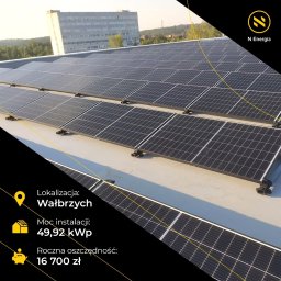 N Energia - instalacja fotowoltaiczna dla dużego dealera samochodowego w Wałbrzychu. 16 700 zł oszczędności rocznie dla klientów N Energii. 