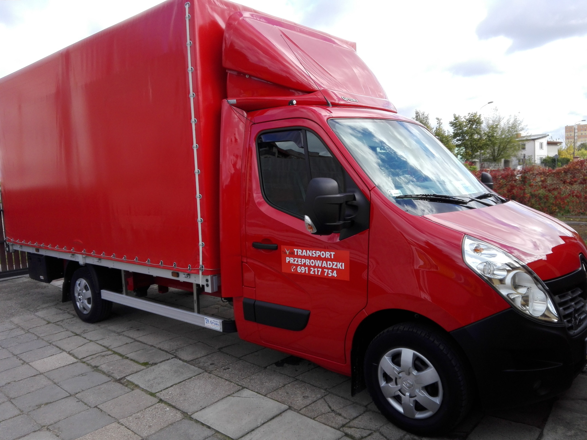 Transport przeprowadzki Włocławek Polska Europa Trastan