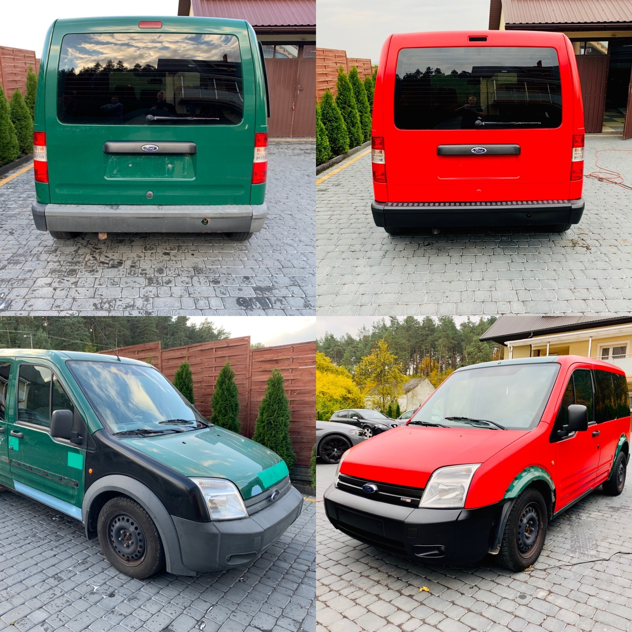 Zmiana koloru, wykonana dla Ochotniczej Straży Pożarnej