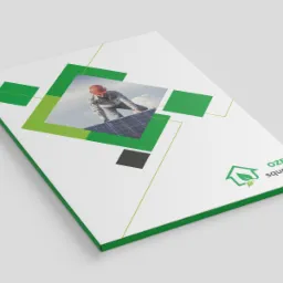 Projekt i wydruk teczek firmowych dla OZE squad