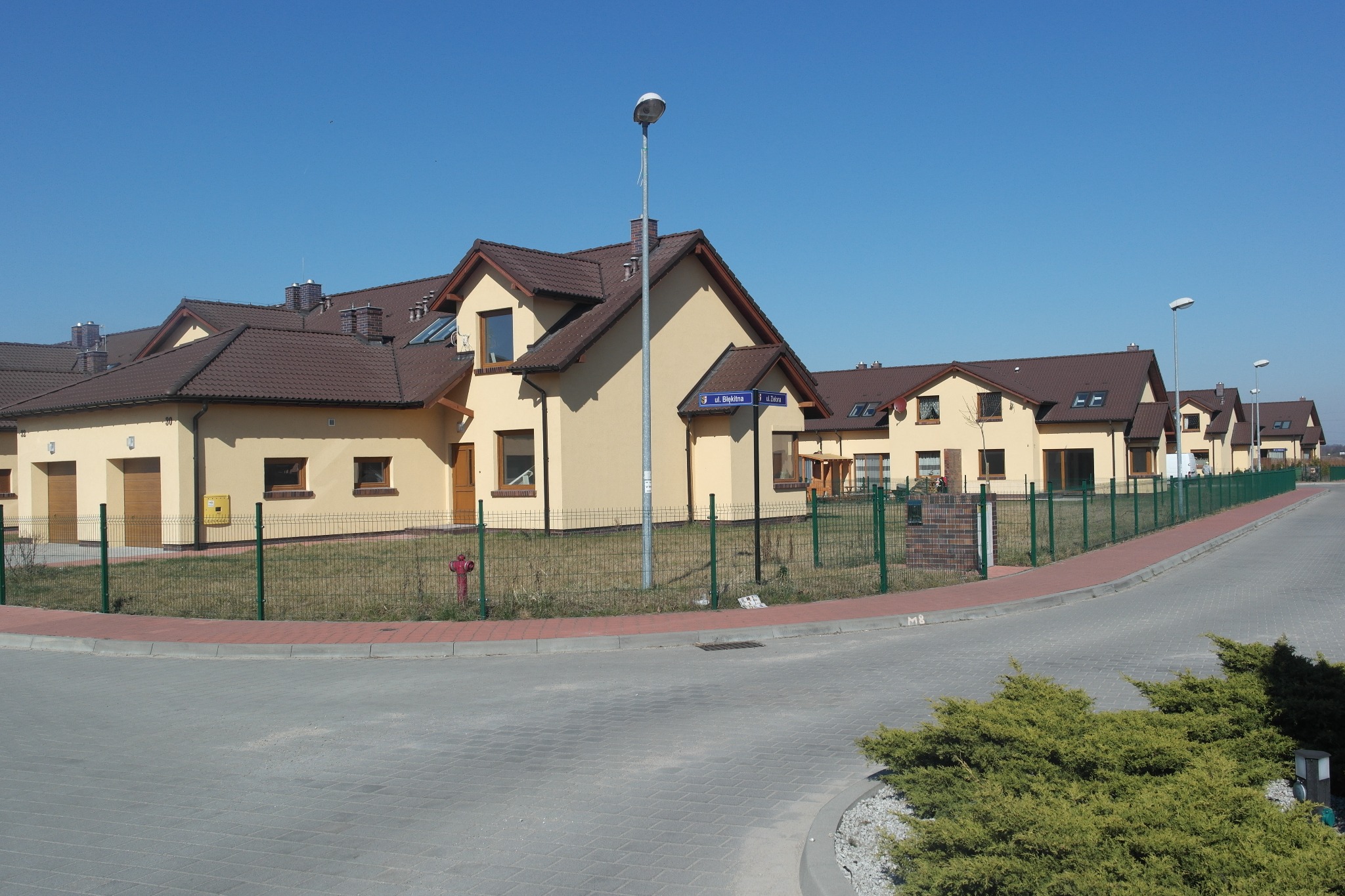 Osiedle 180 domków jednorodzinnych w Dobrzykowicach