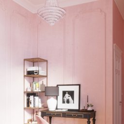 Dusty pink Girl bedroom
Project: Classic For Four
Location: Austria, Vienna
Floor area: 18m²
By painting both the walls and trim in light dusty pink, our designers bathed the bedroom in the favourite colour of the client. Classic does not accept the cheap 
