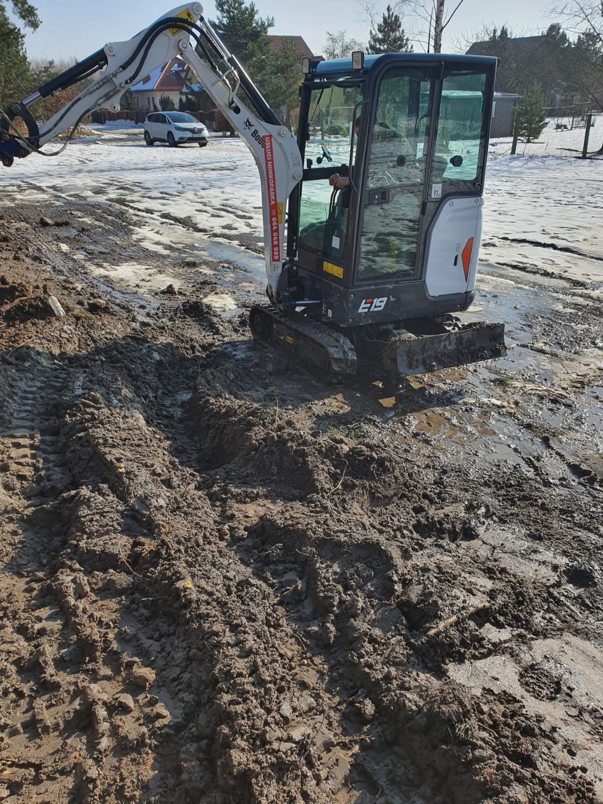 Pracujemy nawet w warunkach zimowych