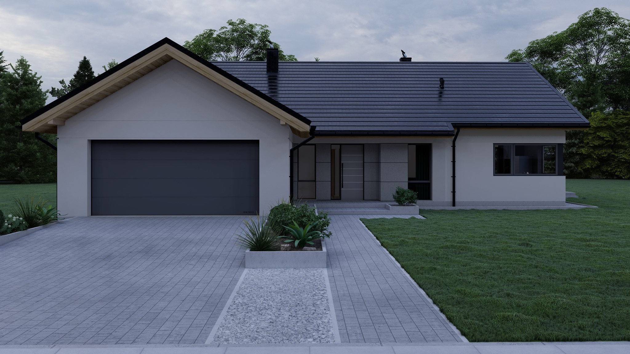 Budynek mieszkalny jednorodzinny. Powierzchnia użytkowa 180m2