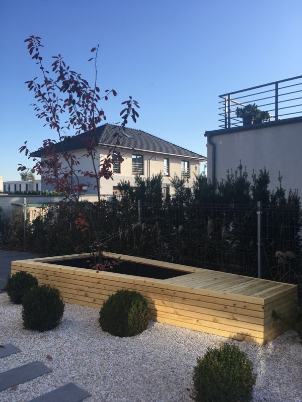 Szałsza- detal w ogrodzie ( projekt indywidualny )