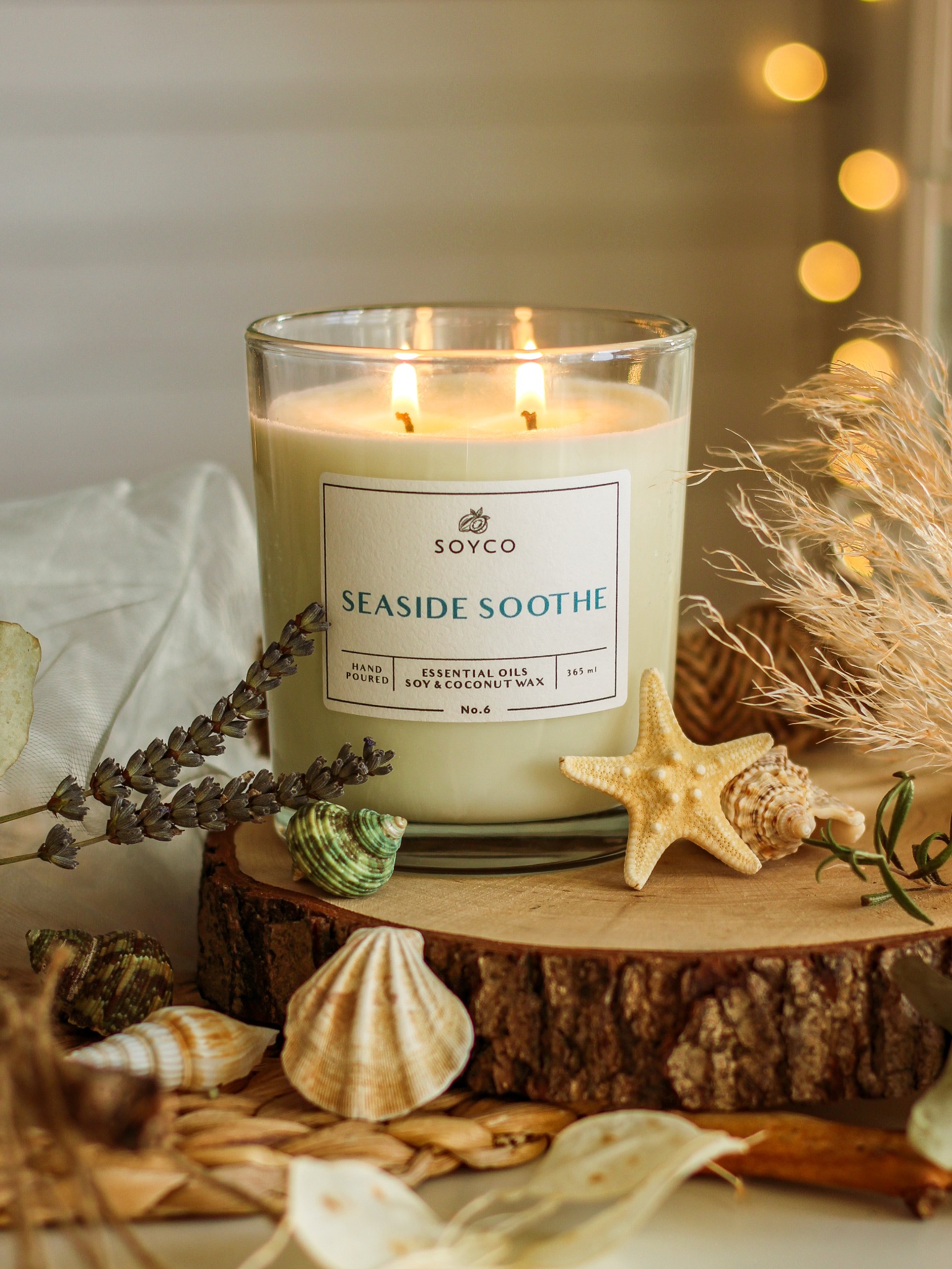 No. 6 Seaside Soothe - morskie ukojenie zmysłów, doskonały relaks w zaciszu domowym.