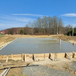 Płyta fundamentowa pod parterówkę