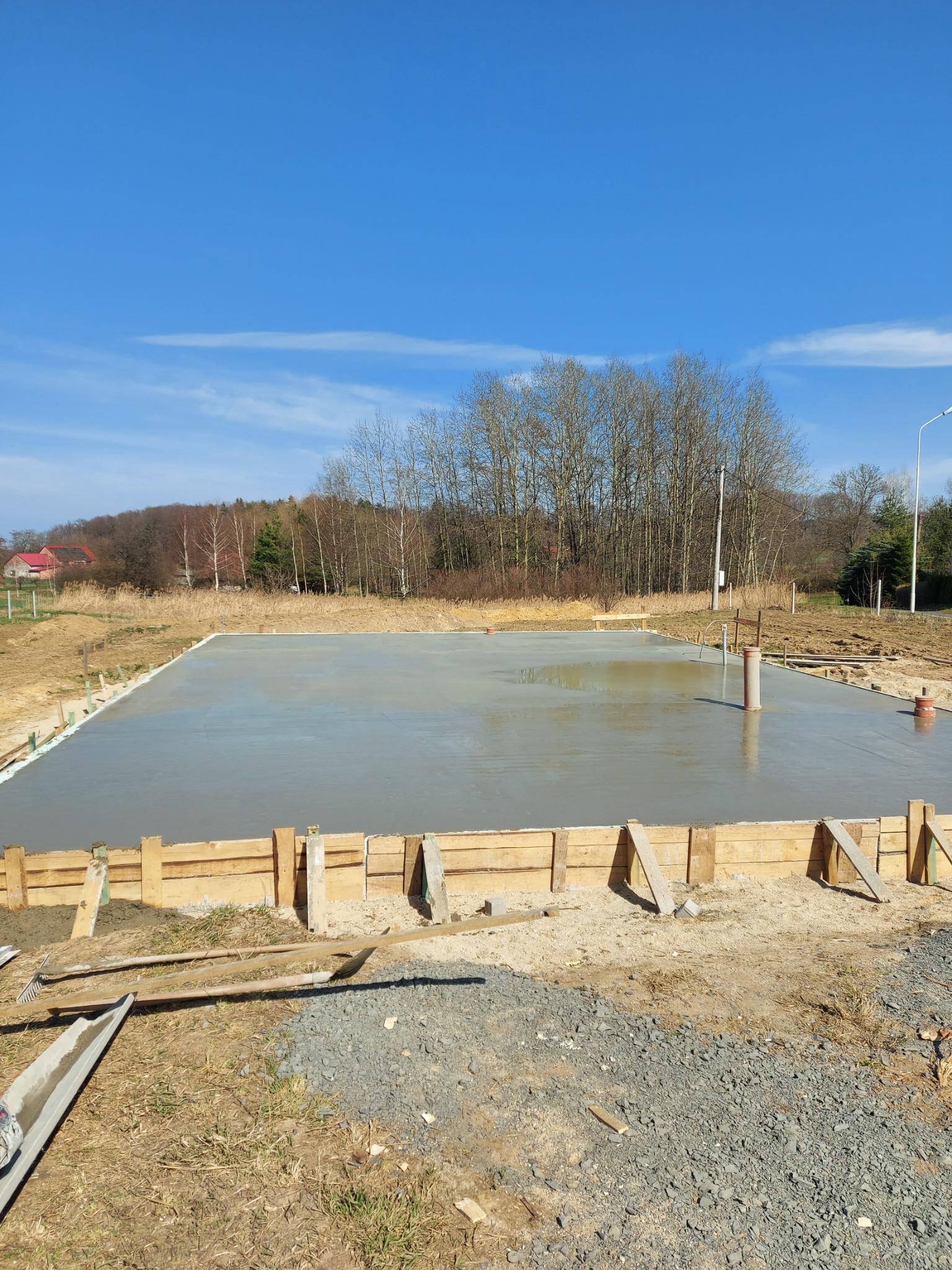 Płyta fundamentowa pod parterówkę