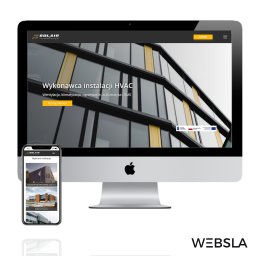 Projekt i realizacja strony internetowej dla firmy Solair Instalacje.