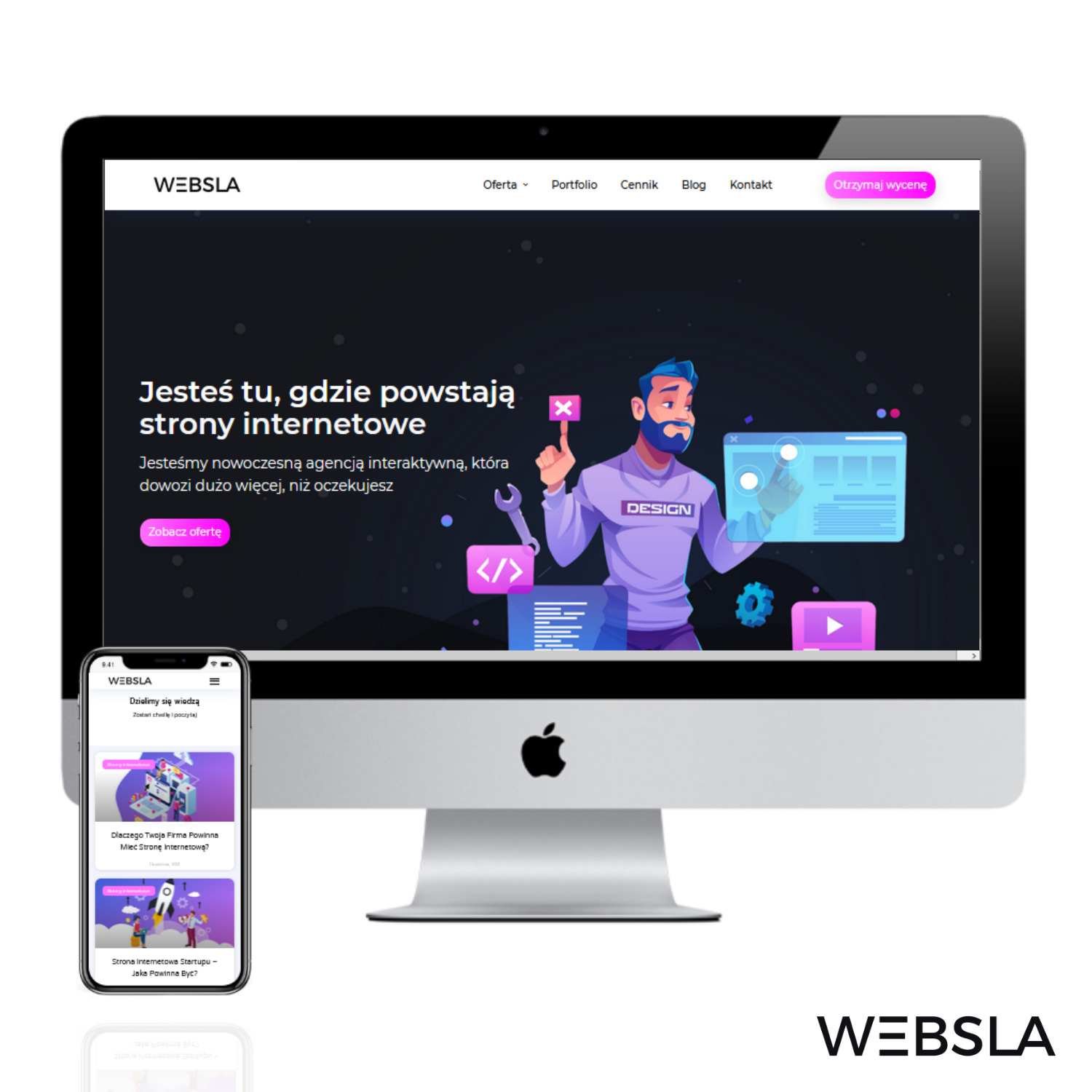 Realizacja strony Internetowej własnej agencji.