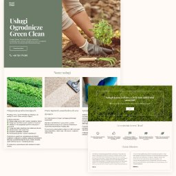 Green Clean - strona www dla firmy sprzątającej 