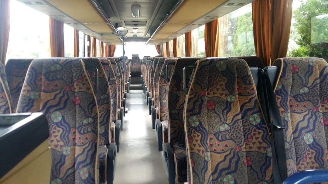 Wnętrze autokaru MAN