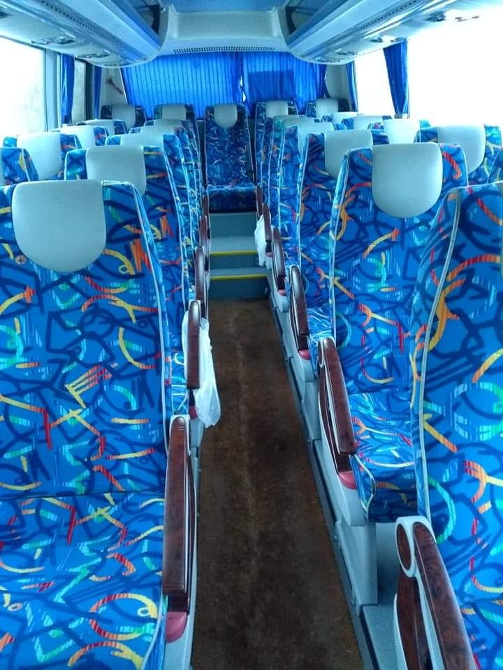 Wnętrze autokaru IVECO