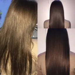 Efekty prostowania mojej przyjaciółki