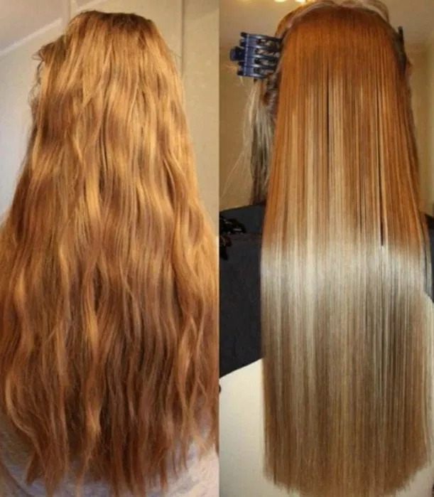 Następna Klientka też miała zadbane włosy - dlatego efekt uzyskaliśmy kolejny efekt WOW