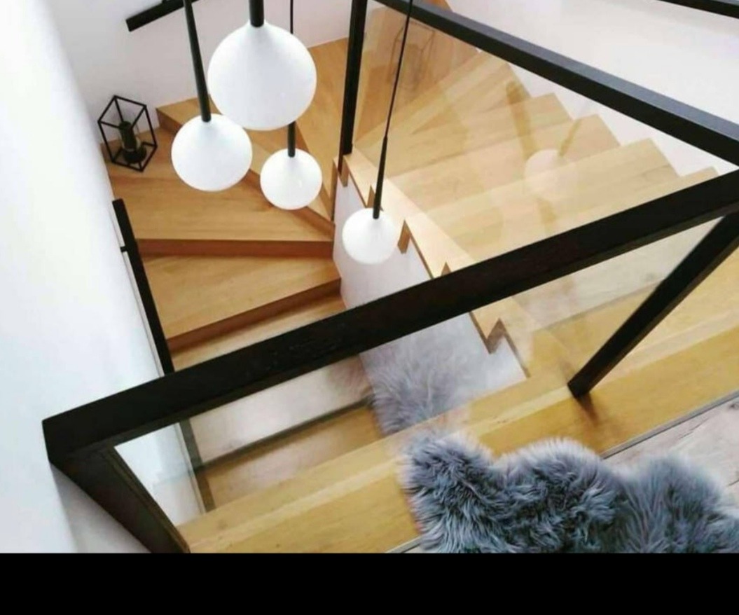 Balustrada z poręczami LED