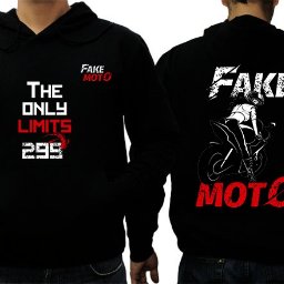 Projekt bluzy wykonany dla grupy motocyklowej Fake Moto.
