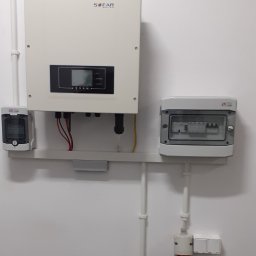 Falownik wraz z zabezpieczeniami