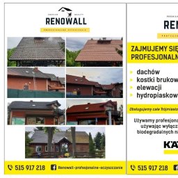 Firma sprzątająca remontowa renowall - Mycie Dachu Kielno