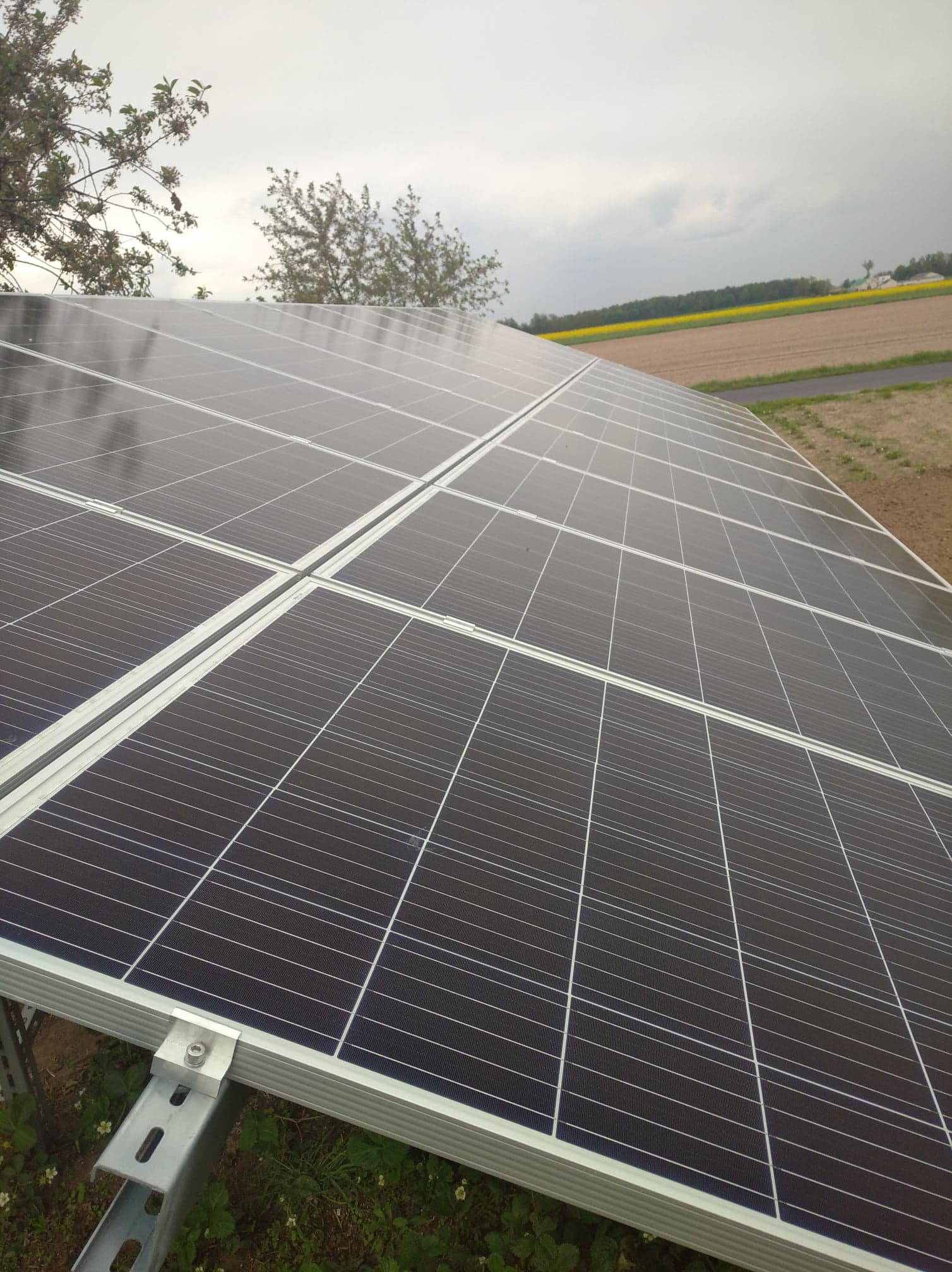 Moduły Talesun - instalacja na gruncie (7 kWp).